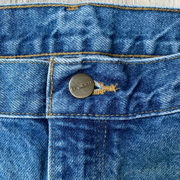 Carhartt : traditional fit work distressed jeans - Picture 8 of 12